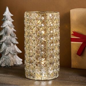Valerie Parr Hill Gold Multi Faceted Brilliance 11” Hurricane